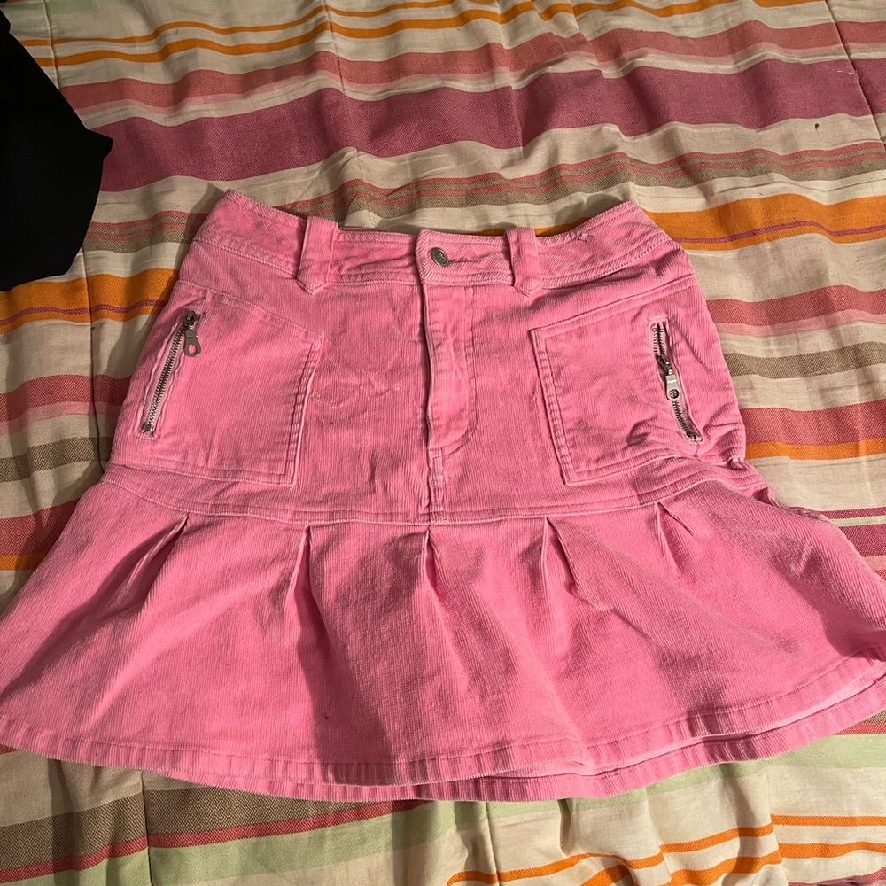 Pink skirt